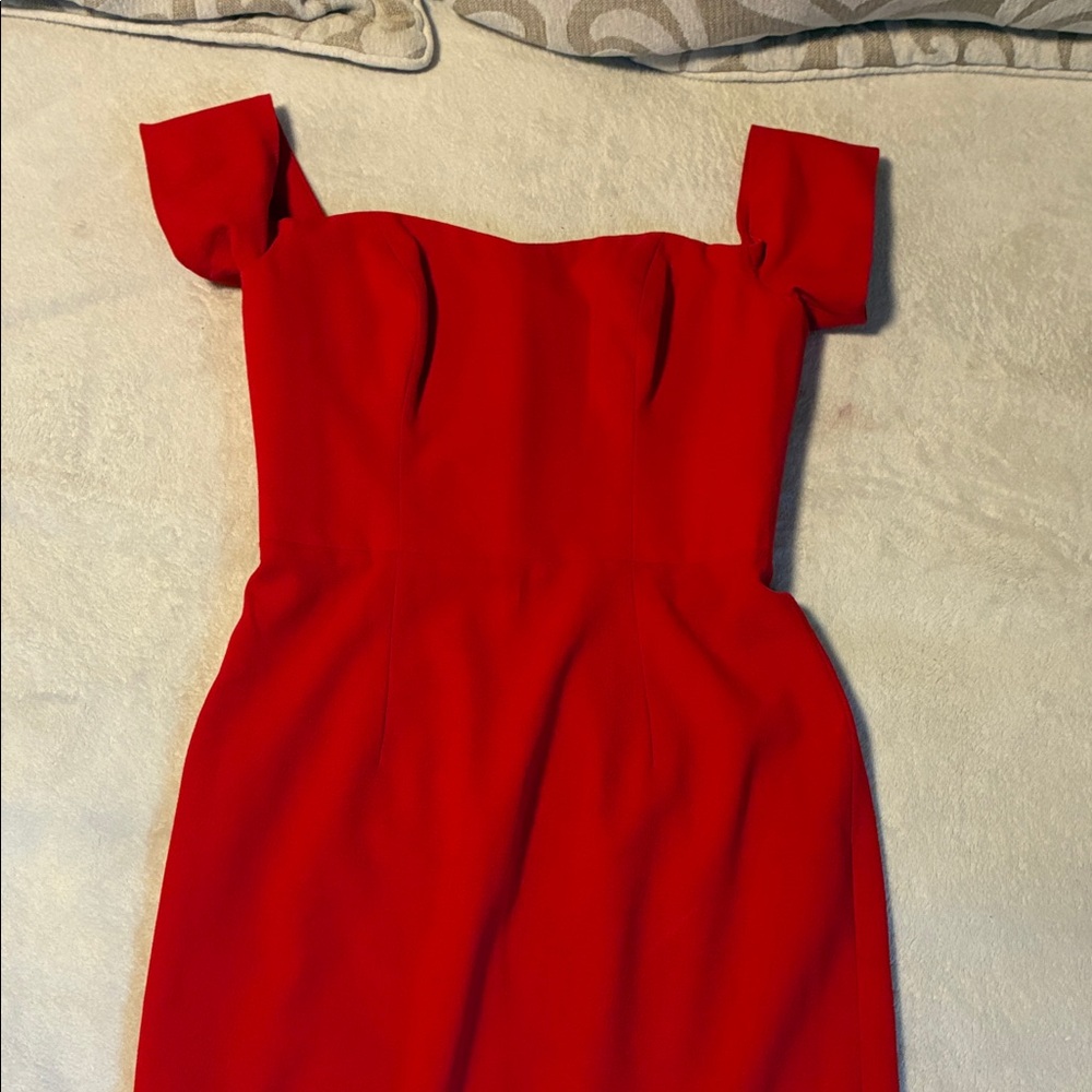 Dress the Population Strapless Red Dress - Picture 2 of 7